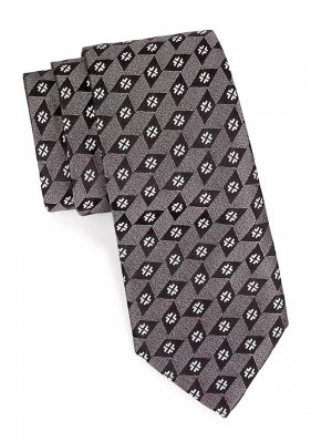 Оконный шелковый галстук , серый Charvet