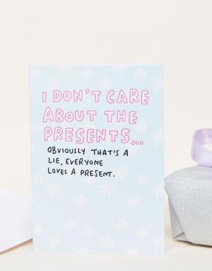 Новогодняя открытка Everyone Loves A Present Veronica Dearly. Цвет: мульти