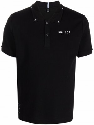 Рубашка поло с вышитым логотипом MCQ. Цвет: черный