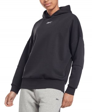 Женское худи lux в стиле оверсайз , черный Reebok