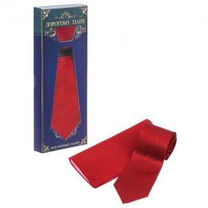 Подарочный набор: галстук и платок Дорогому папе нет бренда
