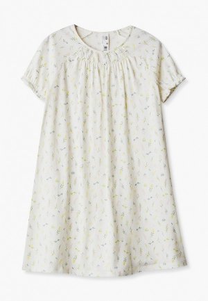 Платье домашнее Sela Exclusive online. Цвет: белый