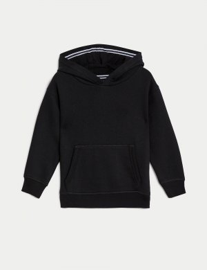 Пуловеры с капюшоном из хлопка (2–7 лет) , черный Marks & Spencer
