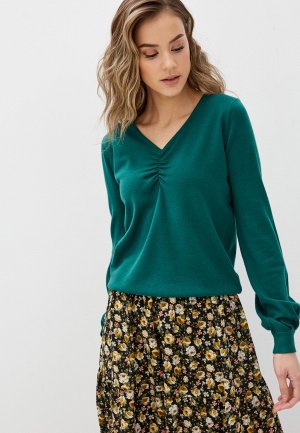Пуловер B.Style. Цвет: зеленый