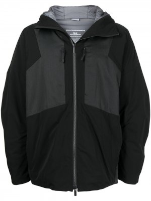 X Primaloft hooded parka coat White Mountaineering. Цвет: черный