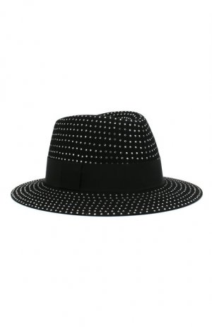 Фетровая шляпа Saint Laurent. Цвет: серебряный