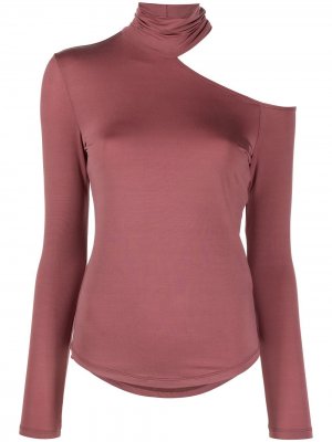 Caden one-shoulder jersey-knit top Jonathan Simkhai Standard. Цвет: фиолетовый