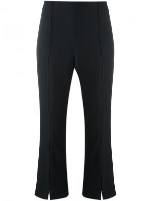 Укороченные расклешенные брюки Glossy By Malene Birger. Цвет: чёрный