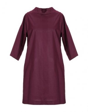 Короткое платье LA SARTORIA. Цвет: красно-коричневый