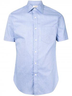 Рубашка с короткими рукавами Kent & Curwen. Цвет: синий