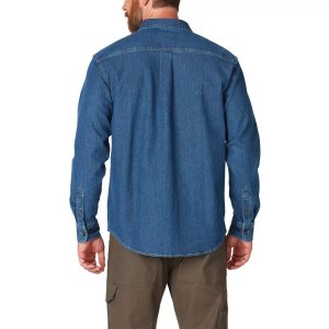 Мужская джинсовая рубашка свободного кроя FLEX на пуговицах Dickies