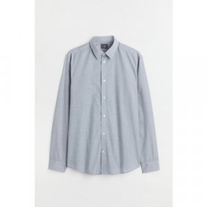 Рубашка , размер L, серый H&M. Цвет: серый