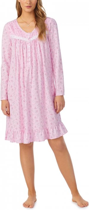 Короткое платье с длинными рукавами , цвет Pink Ground Floral Eileen West