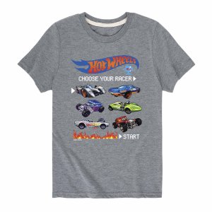 Мальчики 8–20 лет : выберите футболку с рисунком гонщика Hot Wheels