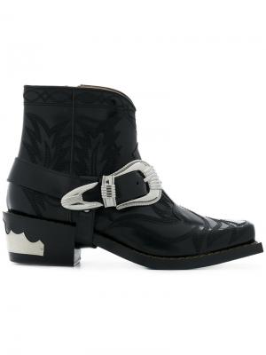 Ковбойские ботинки Toga Pulla. Цвет: черный