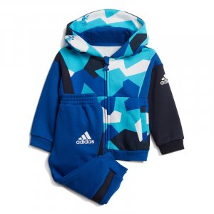 Детский спортивный комплект Adidas, 2 предмета, синий/мультиколор Adidas Kids