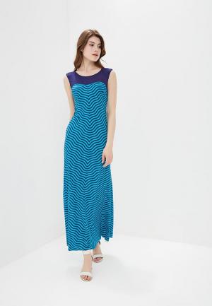 Платье пляжное Lora Grig. Цвет: синий