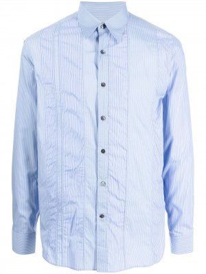 Полосатая рубашка с длинными рукавами Salvatore Ferragamo. Цвет: фиолетовый
