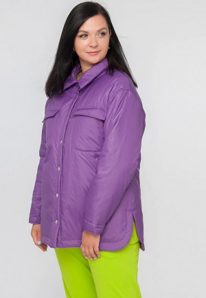 Куртка утепленная Limonti. Цвет: фиолетовый