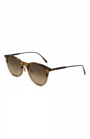 Солнцезащитные очки Brunello Cucinelli. Цвет: коричневый