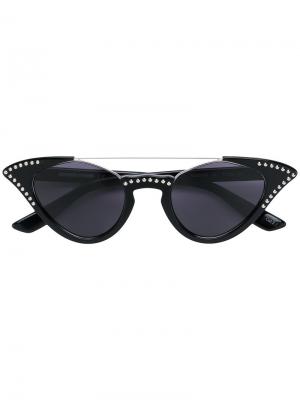 Солнцезащитные очки в оправе кошачий глаз Mcq By Alexander Mcqueen Eyewear. Цвет: чёрный
