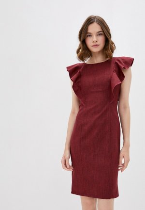 Платье Maurini. Цвет: бордовый