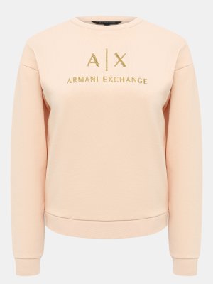 Свитшоты Armani Exchange. Цвет: персиковый