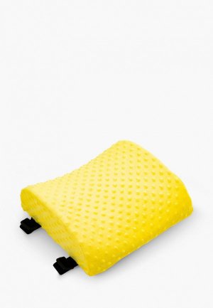 Подушка ортопедическая Innomat для поясницы Backlux DINNO. Цвет: желтый