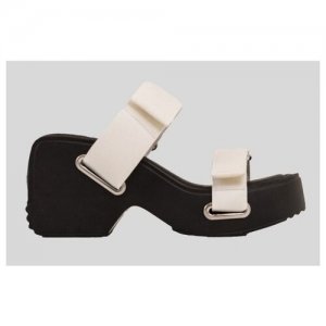 Туфли открытые женские Bronx UPP-DATE, цвет Черный/Белый, 41. Цвет: черный/белый