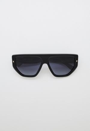Очки солнцезащитные Dsquared2 D2 0088/S 2M2. Цвет: черный