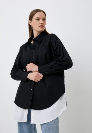 Рубашка Vassa&Co. Pin Code. Цвет: черный
