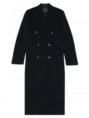 Пальто облегающего кроя, черный Balenciaga