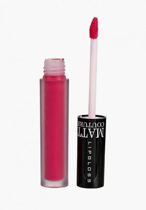 Блеск для губ BelorDesign Matt couture т. 54 фуксия, 2,9 г. Цвет: розовый