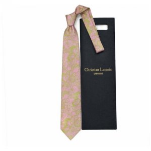 Модный галстук с цветами 837362 Christian Lacroix. Цвет: розовый