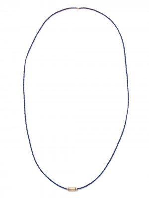 Колье с лазуритом и сапфиром Luis Morais. Цвет: синий