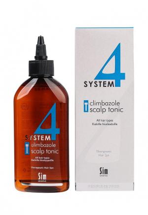 Тоник для волос Sim Sensitive Терапевтический  Т SYSTEM 4 Climbazole Scalp Tonic «Т», 200 мл. Цвет: прозрачный