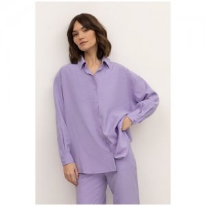 Рубашка прямого кроя EMKA B2677/namy Фиолетовый 48 Fashion. Цвет: фиолетовый
