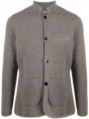 Кашемировая куртка-рубашка N.Peal. Цвет: нейтральные цвета