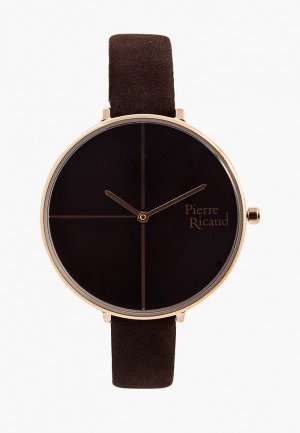 Часы Pierre Ricaud. Цвет: коричневый