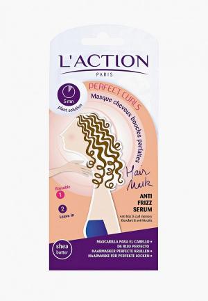 Маска для волос LAction L'Action идеального ухода за локонами, 15 мл + Сыворотка 3,5. Цвет: прозрачный