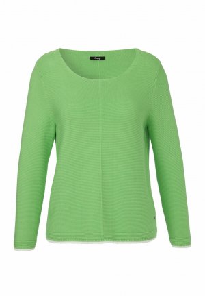 Вязаный свитер MODISCHER IN UNIFARBENEM STOFF , цвет grün frapp