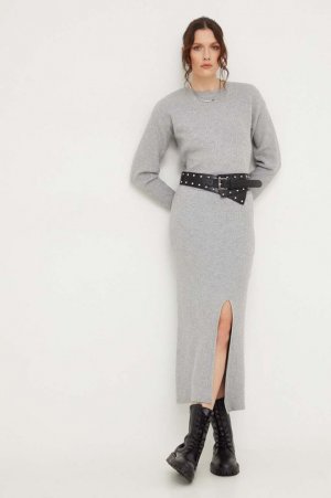 Комплект из свитера и юбки , серый Answear Lab