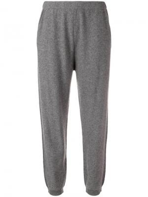 Трикотажные брюки Oyuna. Цвет: серый