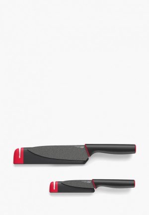 Набор кухонных ножей Joseph со встроенной ножеточкой, Slice&Sharpen. Цвет: черный