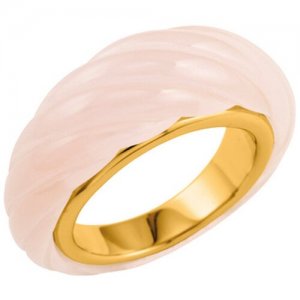 Кольцо , размер 17.2, золотой NINA RICCI. Цвет: золотистый