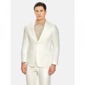 Пиджак , размер 48, белый KANZLER. Цвет: белый