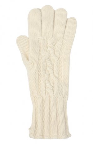 Кашемировые перчатки Colombo. Цвет: кремовый