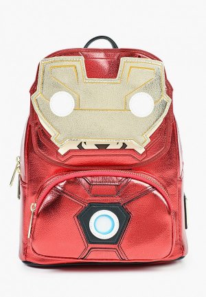 Рюкзак Loungefly Marvel Ironman Light Up Mini Backpack MVBK0161. Цвет: красный