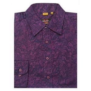 Рубашка , размер 50/L/178-186/43 ворот, фиолетовый Maestro. Цвет: фиолетовый