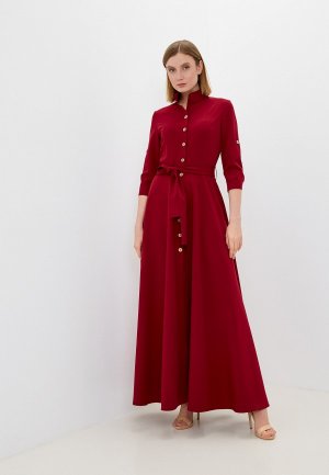 Платье Cerezo. Цвет: бордовый